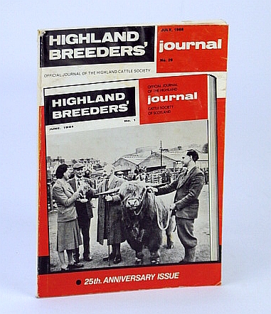 Image for Highland Breeders' Journal - Official Journal of the Highland Cattle Society, July 1986, No. 29
