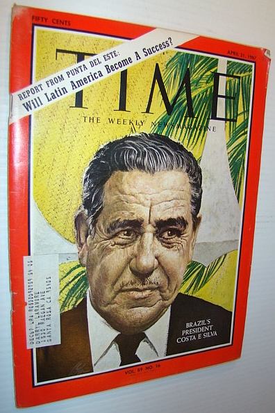 Image for Time Magazine, April 21, 1967 - Brazilian President Costa E. Silva
