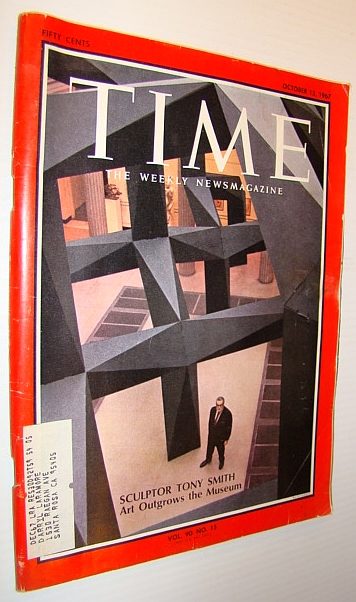 Image for Time Magazine, October 13, 1967 - Sculptor Tony Smith Cover