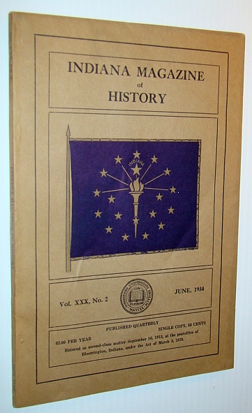 Image for Indiana History Magazine, June 1934