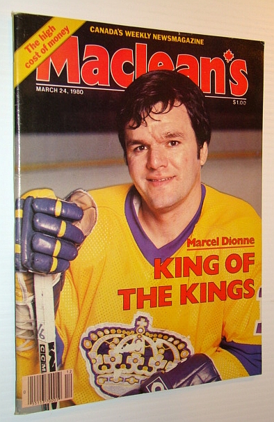 Image for Maclean's - Canada's Weekly Newsmagazine, March 24, 1980 - Marcel Dionne Cover Photo