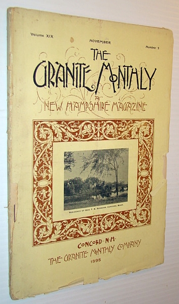 Image for The Granite Monthly - a New Hampshire Magazine, November 1895