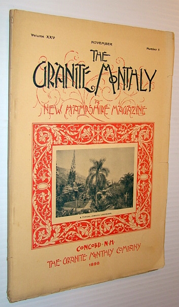 Image for The Granite Monthly - A New Hampshire Magazine - November, 1898: The Alexander Sanitarium