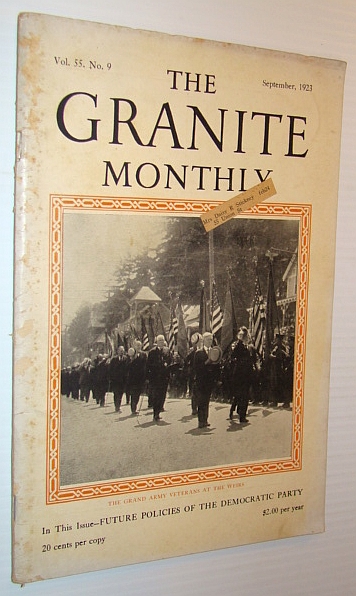 Image for The Granite Monthly - A New Hampshire Magazine, September 1923