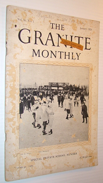Image for The Granite Monthly - A New Hampshire Magazine, January 1924