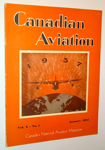 Image for Canadian Aviation Magazine, January 1937 - Sensational Fleet Aircraft Four-Page Centerfold Ad