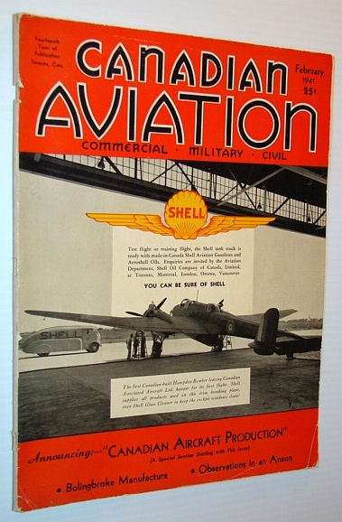 Image for Canadian Aviation Magazine, February 1941- Canadian Aircraft Production