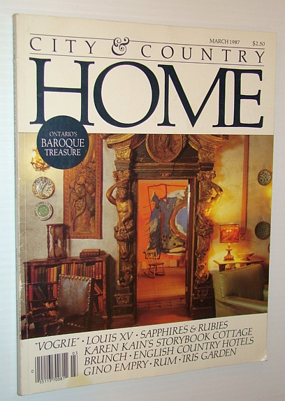 Image for City and Country Home Magazine, March 1987 - Ontario's Baroque Treasure