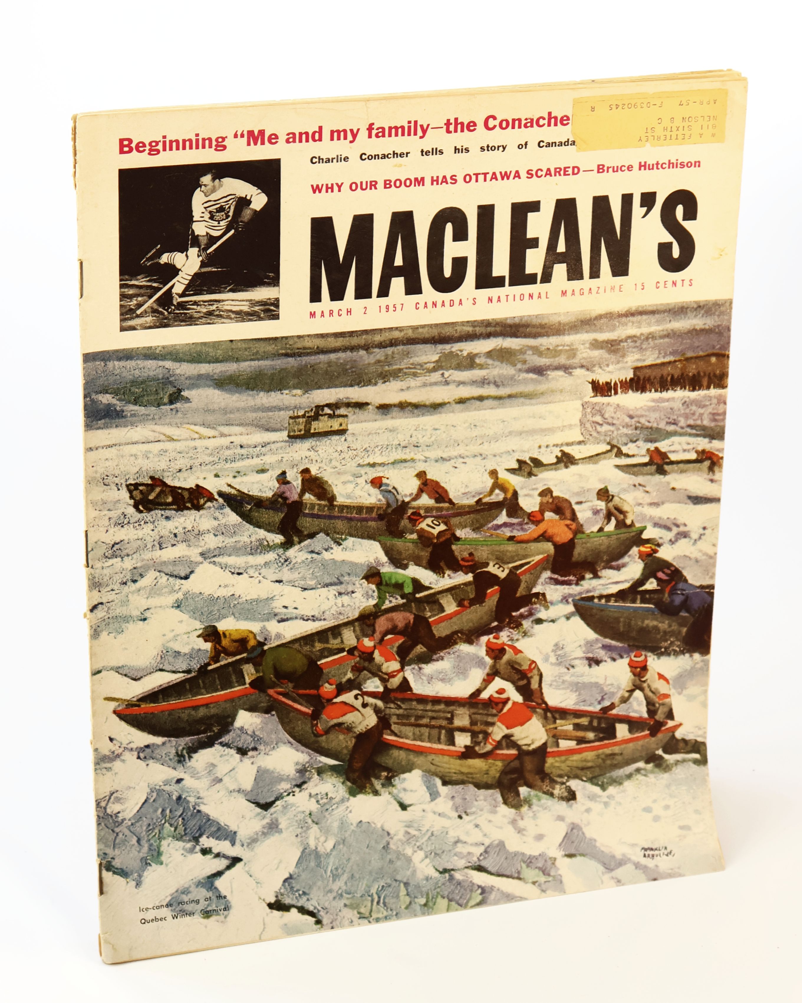 Image for Maclean's - Canada's National Magazine, March 2, 1957 - The Story of the Conachers (Part 1) Maclean's - Canada's National Magazine, March 2, 1957 - The Story of the Conachers (Part 1)