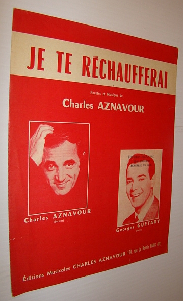 Image for Je Te Rechaufferai - Sheet Music for Voice and Piano
