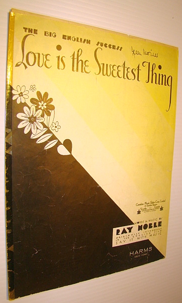 Image for Love is the Sweetest Thing - Sheet Music for Voice and Piano with Ukulele Chords