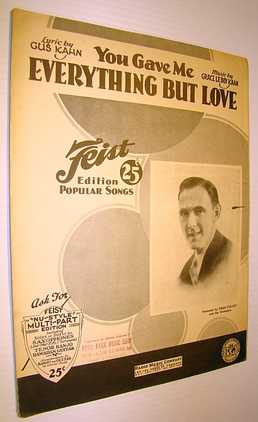Image for Ev'rything (Everything) But Love (You Gave Me) - Sheet Music for Voice and Piano with Ukulele Chords