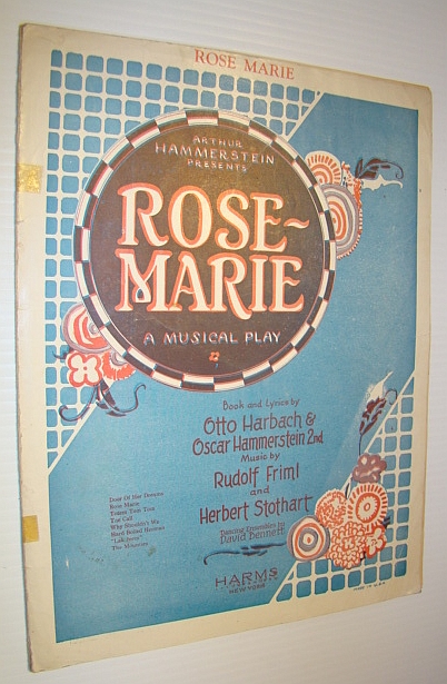 Image for Rose-Marie (Jim and Malone) - Sheet Music for Voice and Piano