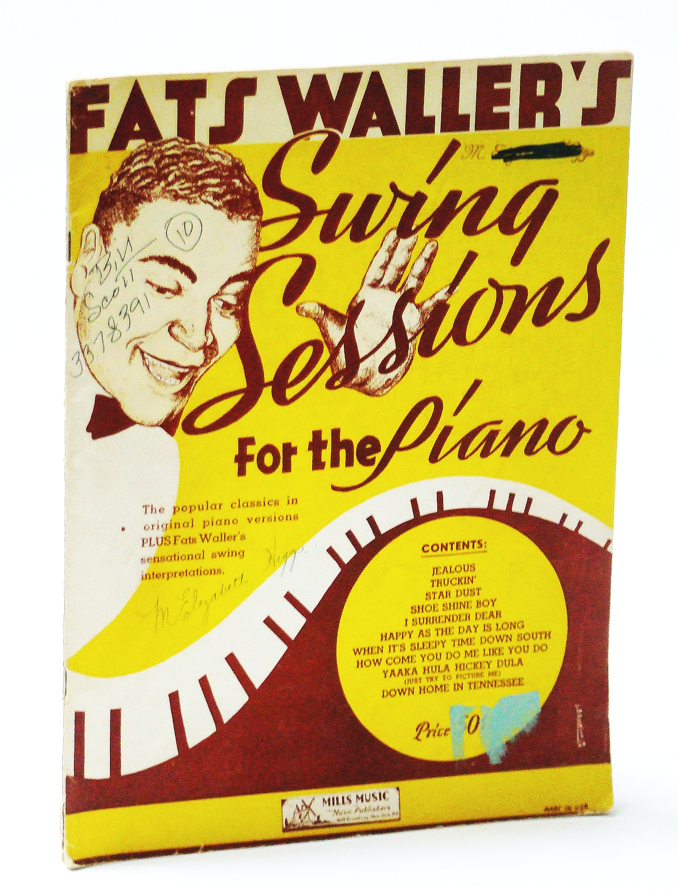 Image for Fats Waller's Swing Sessions for the Piano: Piano Sheet Music