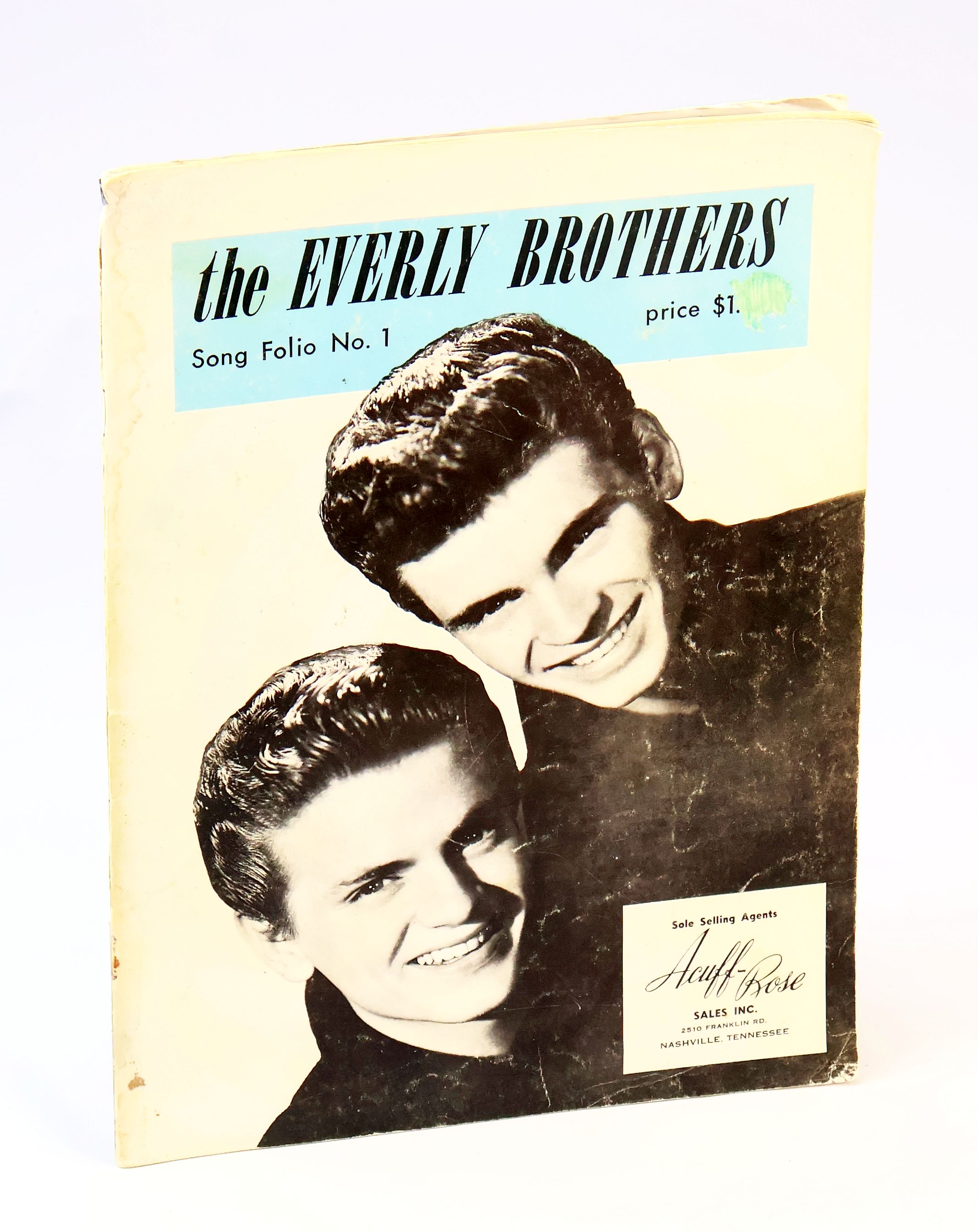 Image for The Everly Brothers Song Folio No. 1 - Piano Sheet Music With Lyrics and Guitar Chords The Everly Brothers Song Folio No. 1 - Piano Sheet Music With Lyrics and Guitar Chords