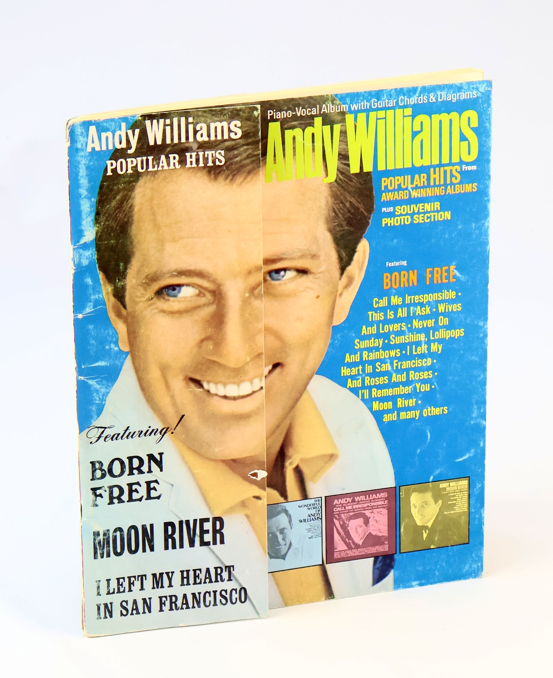 Image for Andy Williams - Popular Hits from Award Winning Albums: Songbook With Piano Sheet Music, Lyrics and Guitar Chords Andy Williams - Popular Hits from Award Winning Albums: Songbook With Piano Sheet Music, Lyrics and Guitar Chords