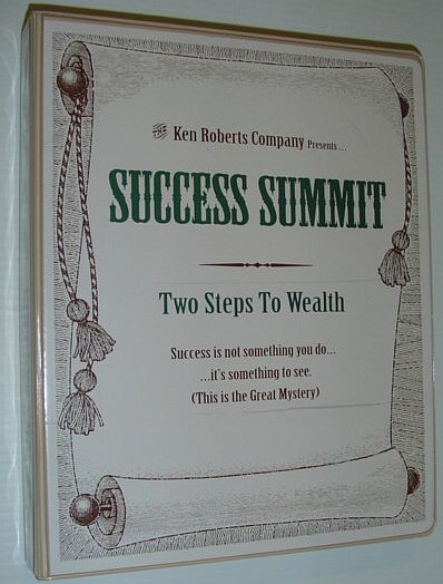 Image for Success Summit: Two Steps To Wealth - 6 Audio Cassette Tapes Plus Four Booklets and More in Case